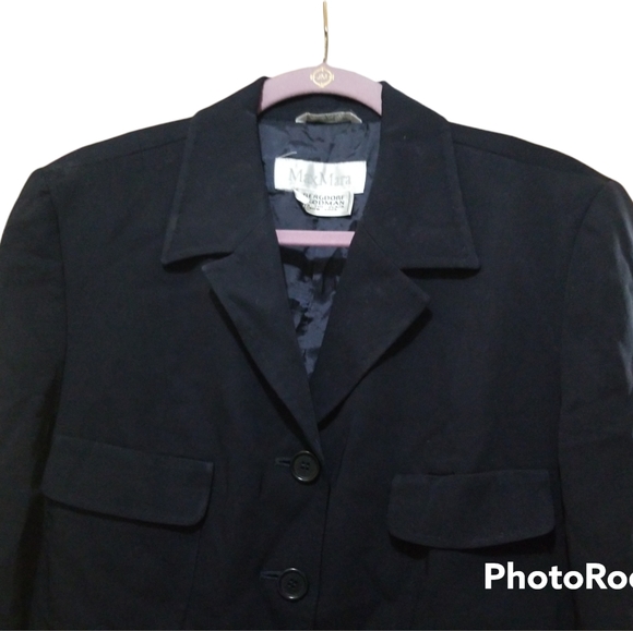 Max Mara Bergdorf Goodman Midi Blazer Jacket - Picture 8 of 15
